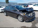 2017 Kia Forte Lx Gray vin: 3KPFK4A71HE145719