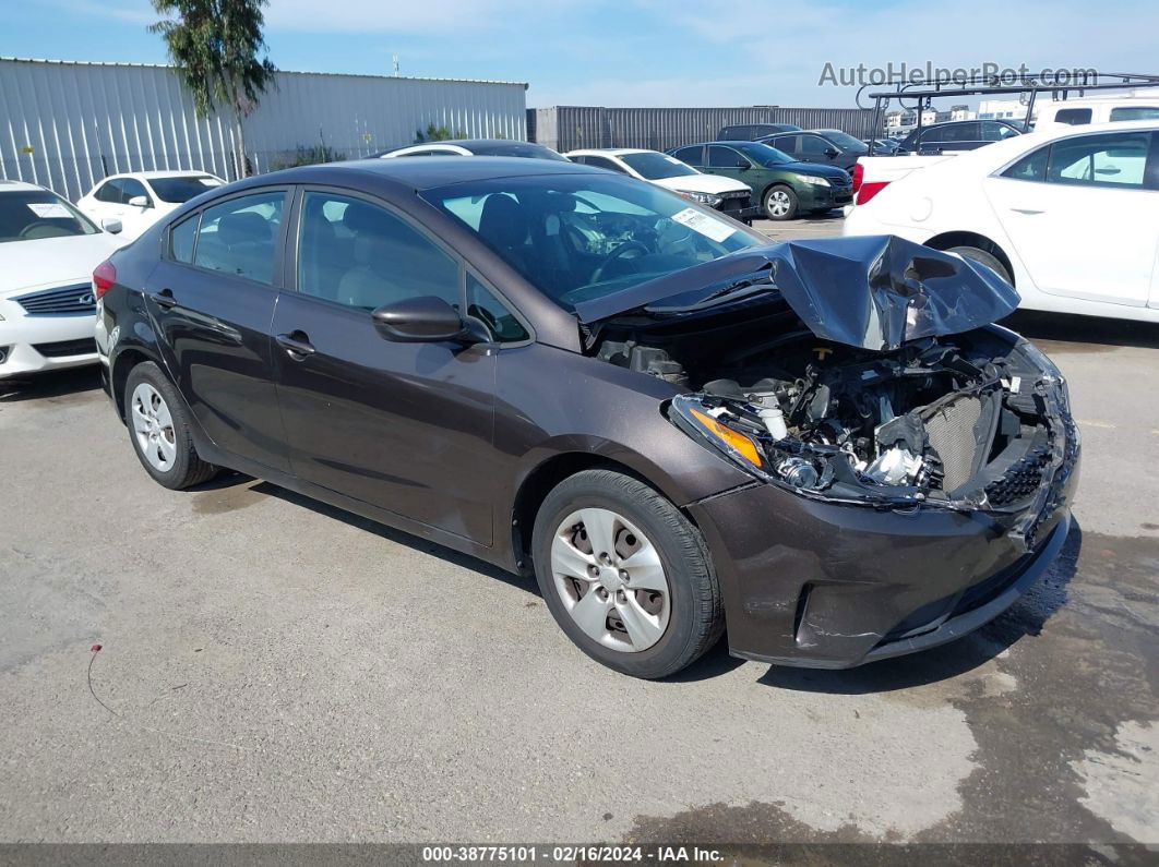 2017 Kia Forte Lx Gray vin: 3KPFK4A71HE145719