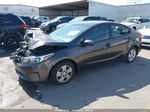 2017 Kia Forte Lx Gray vin: 3KPFK4A71HE145719