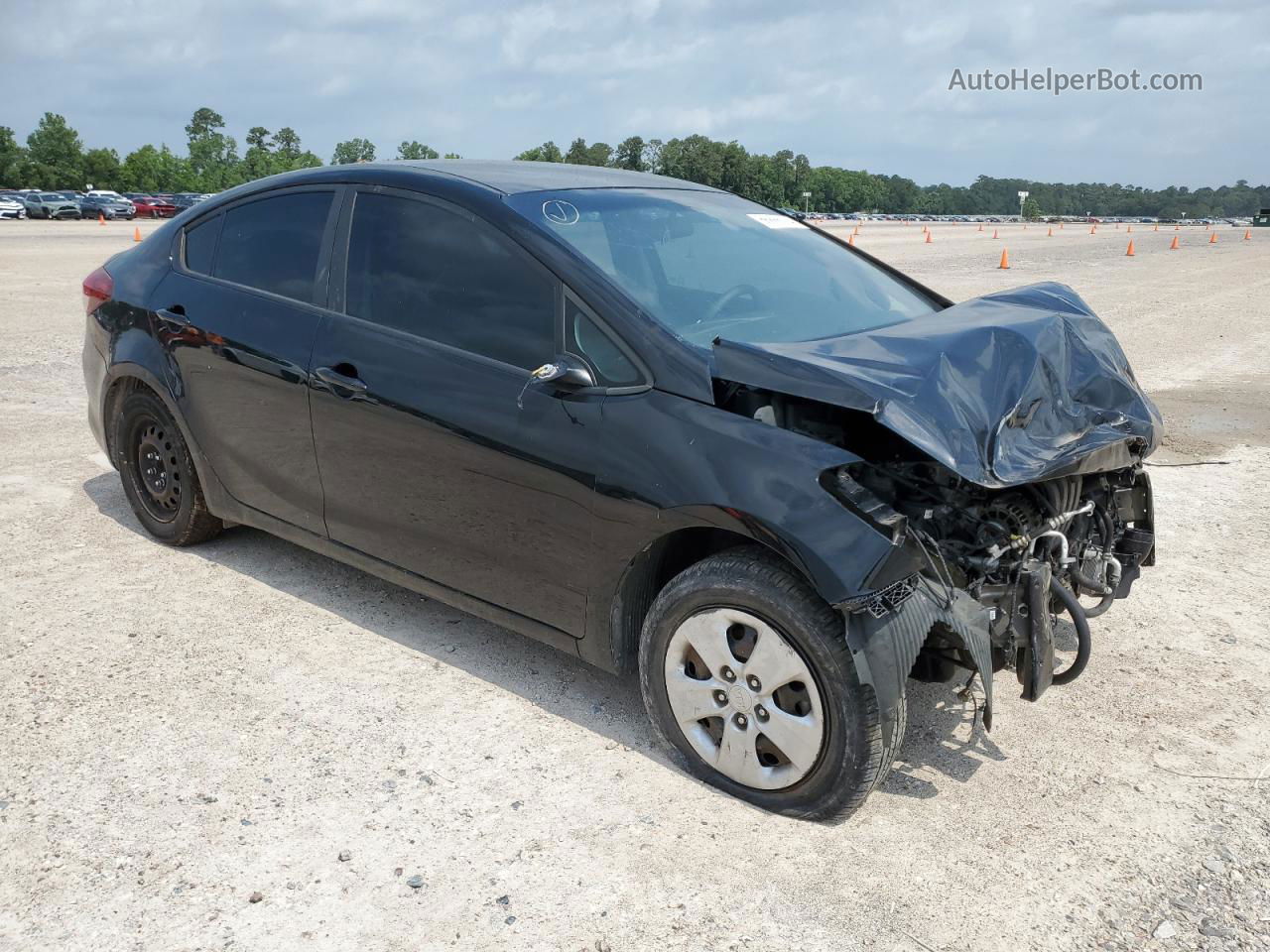 2017 Kia Forte Lx Black vin: 3KPFK4A71HE146109