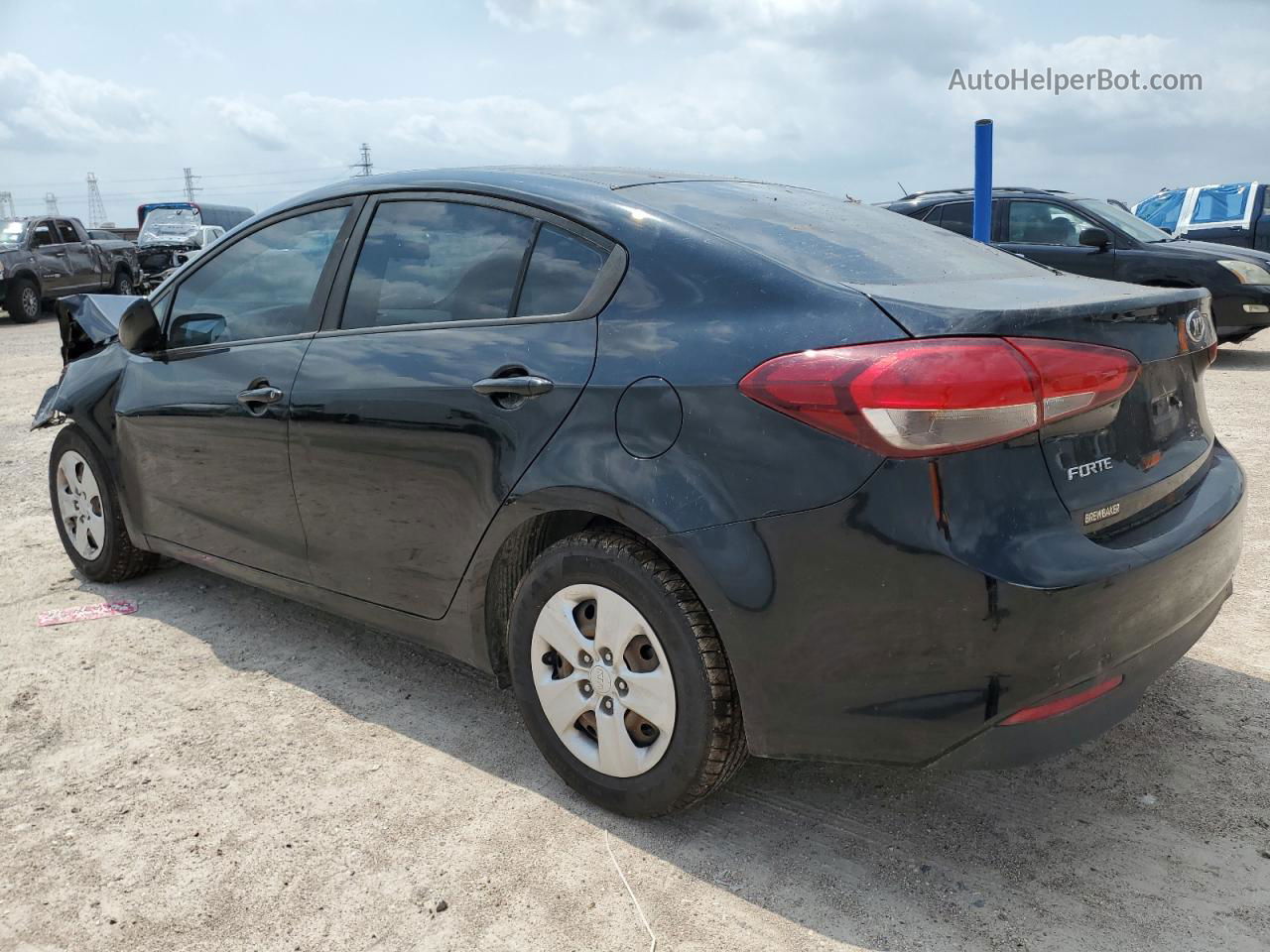 2017 Kia Forte Lx Black vin: 3KPFK4A71HE146109