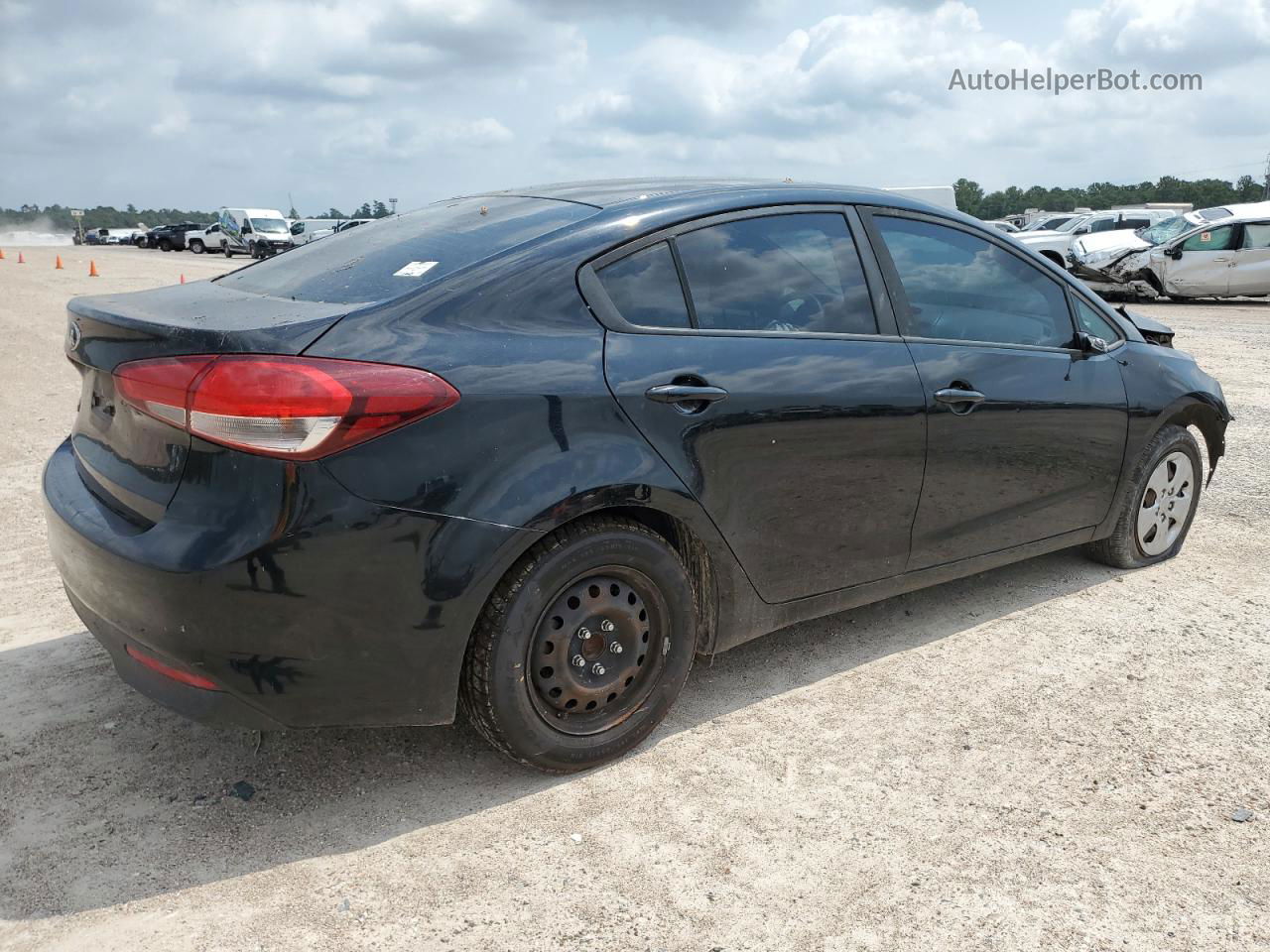 2017 Kia Forte Lx Black vin: 3KPFK4A71HE146109