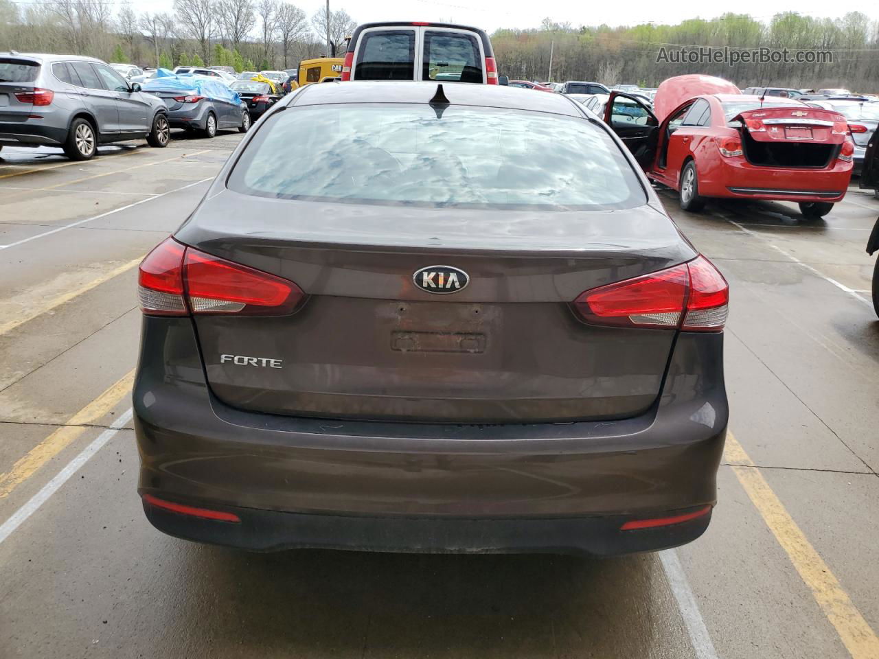 2018 Kia Forte Lx Black vin: 3KPFK4A71JE214267