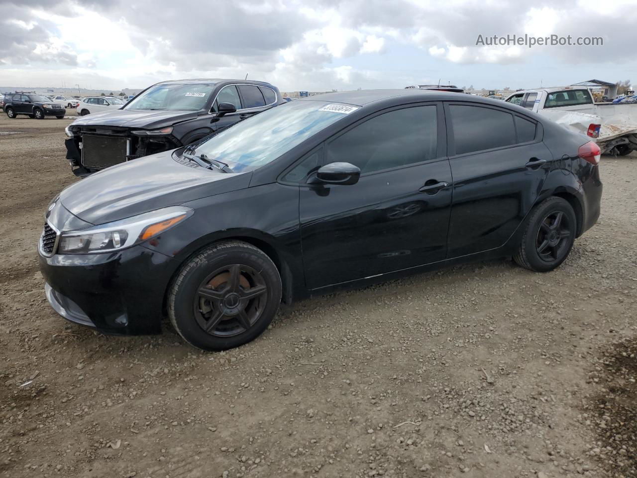 2018 Kia Forte Lx Black vin: 3KPFK4A71JE218996