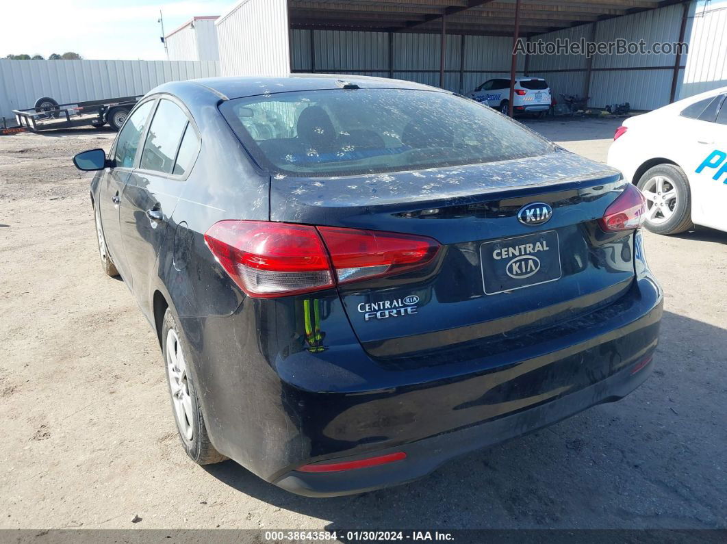 2018 Kia Forte Lx Black vin: 3KPFK4A71JE219033