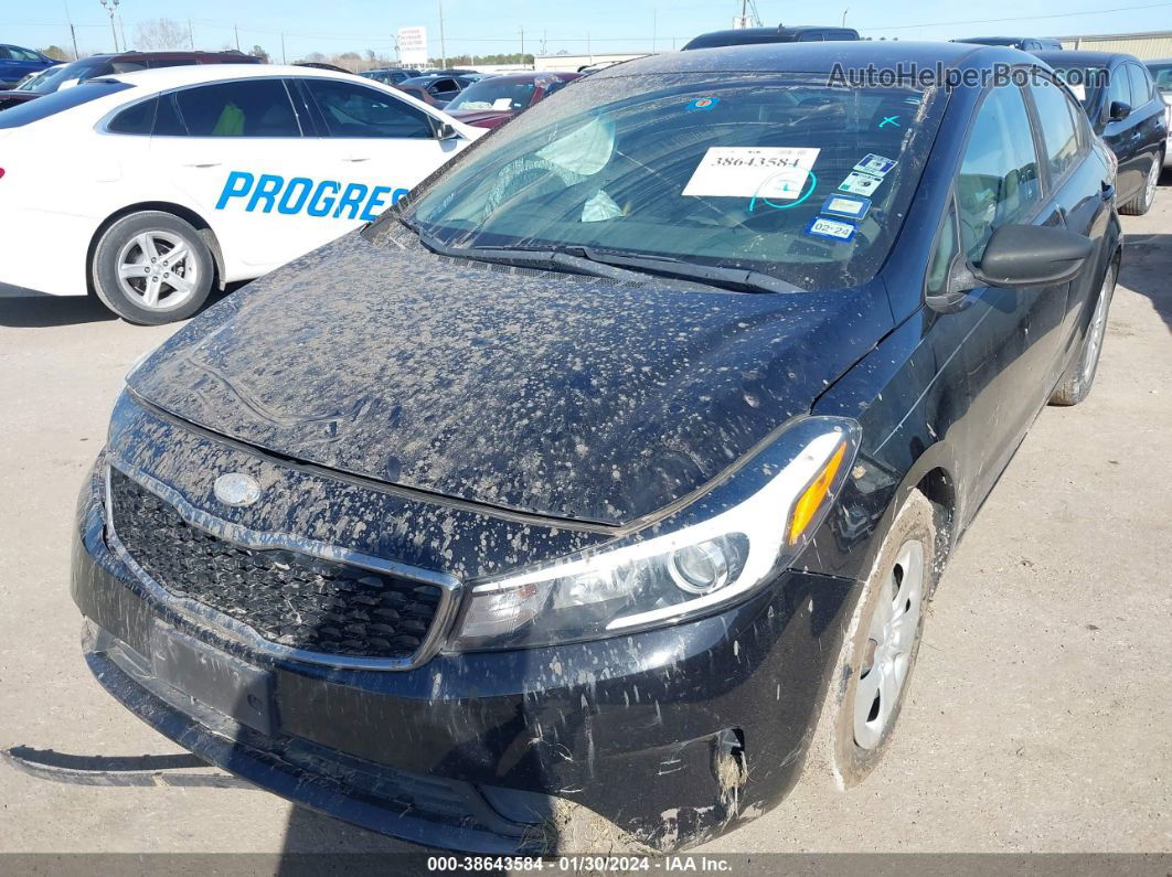 2018 Kia Forte Lx Black vin: 3KPFK4A71JE219033