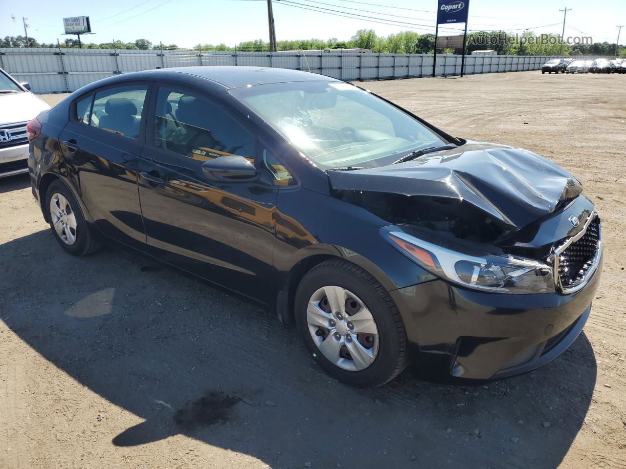 2018 Kia Forte Lx Black vin: 3KPFK4A71JE236656