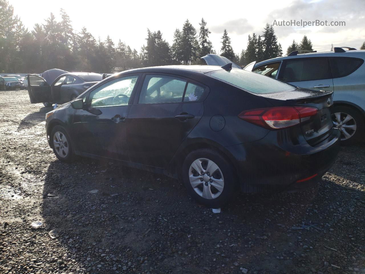 2018 Kia Forte Lx Black vin: 3KPFK4A71JE239931