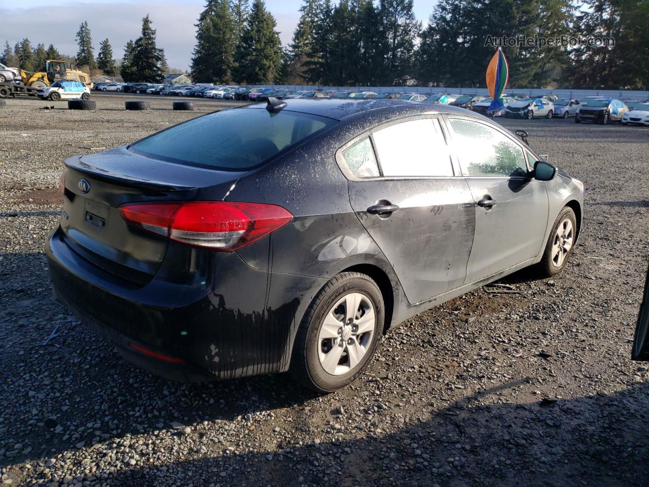 2018 Kia Forte Lx Черный vin: 3KPFK4A71JE239931