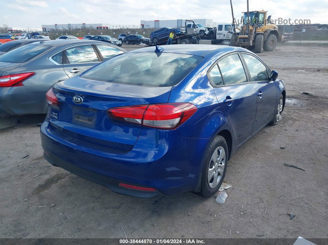 2018 Kia Forte Lx Blue vin: 3KPFK4A71JE240223