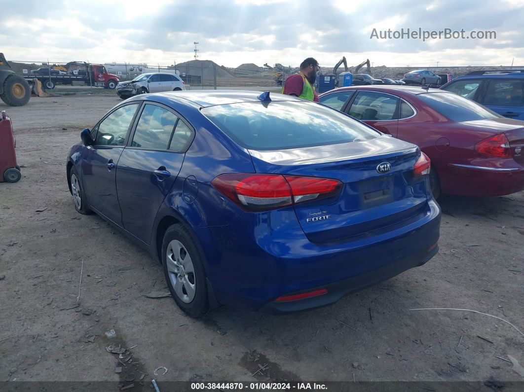 2018 Kia Forte Lx Blue vin: 3KPFK4A71JE240223