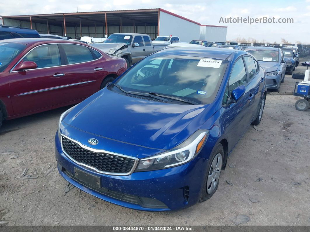 2018 Kia Forte Lx Blue vin: 3KPFK4A71JE240223