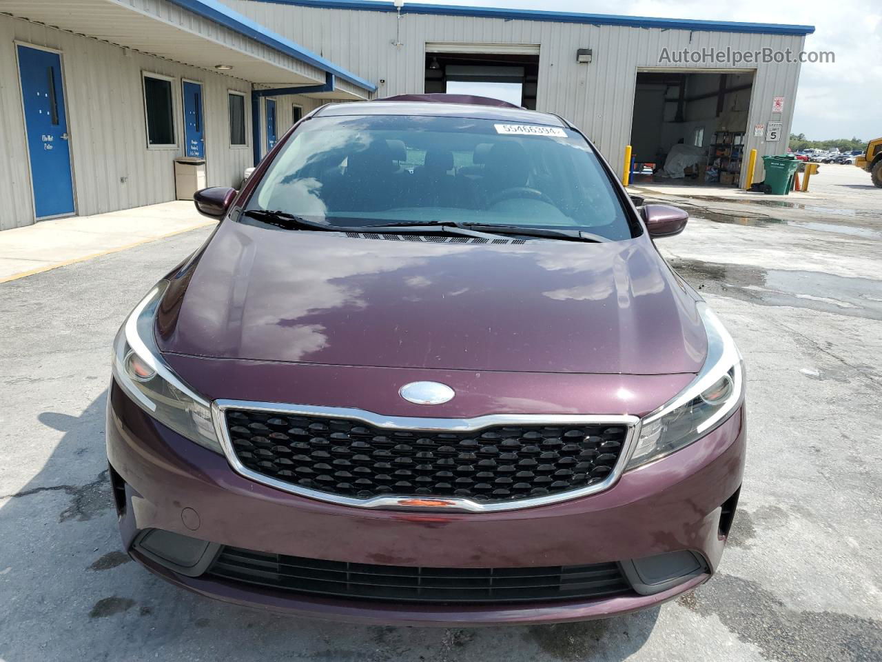 2018 Kia Forte Lx Burgundy vin: 3KPFK4A71JE258821