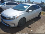 2017 Kia Forte Lx Silver vin: 3KPFK4A72HE011494