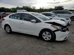 2017 Kia Forte Lx White vin: 3KPFK4A72HE017571