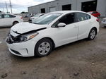 2017 Kia Forte Lx White vin: 3KPFK4A72HE017571