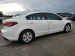 2017 Kia Forte Lx White vin: 3KPFK4A72HE017571