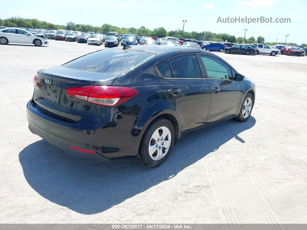 2017 Kia Forte Lx Black vin: 3KPFK4A72HE018915