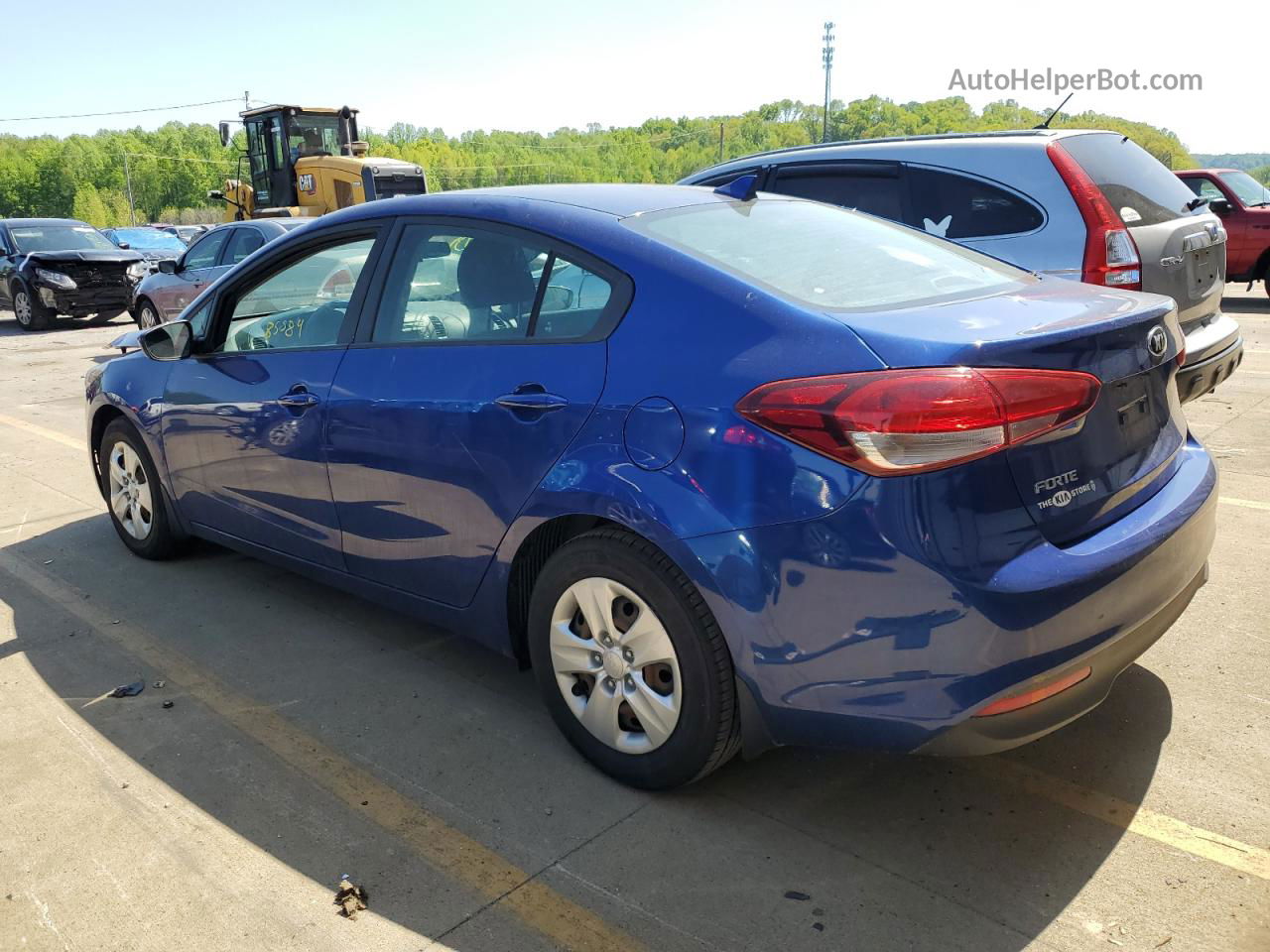 2017 Kia Forte Lx Blue vin: 3KPFK4A72HE034807