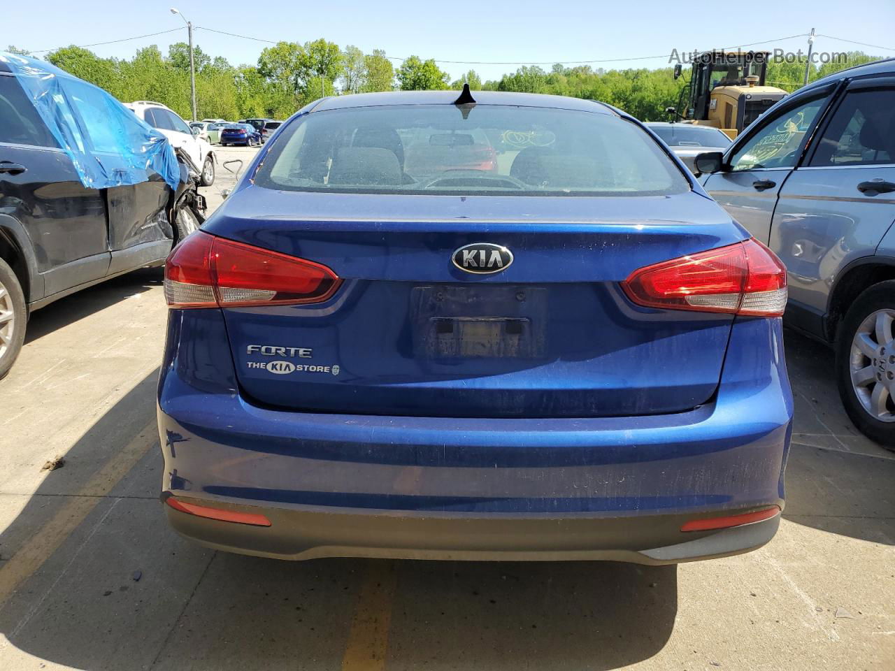 2017 Kia Forte Lx Blue vin: 3KPFK4A72HE034807