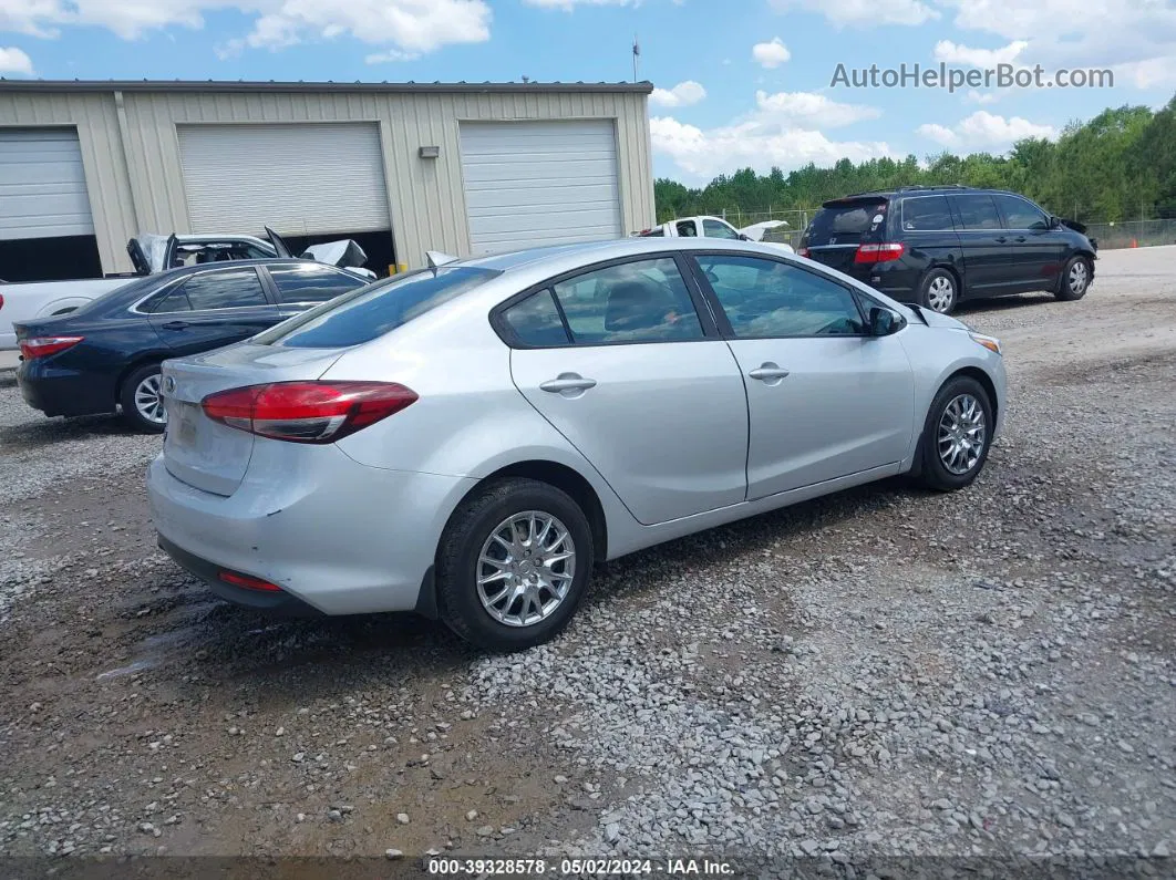 2017 Kia Forte Lx Silver vin: 3KPFK4A72HE039618