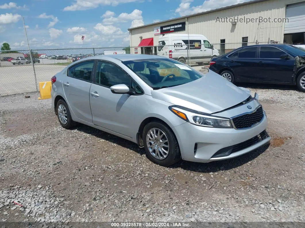 2017 Kia Forte Lx Silver vin: 3KPFK4A72HE039618