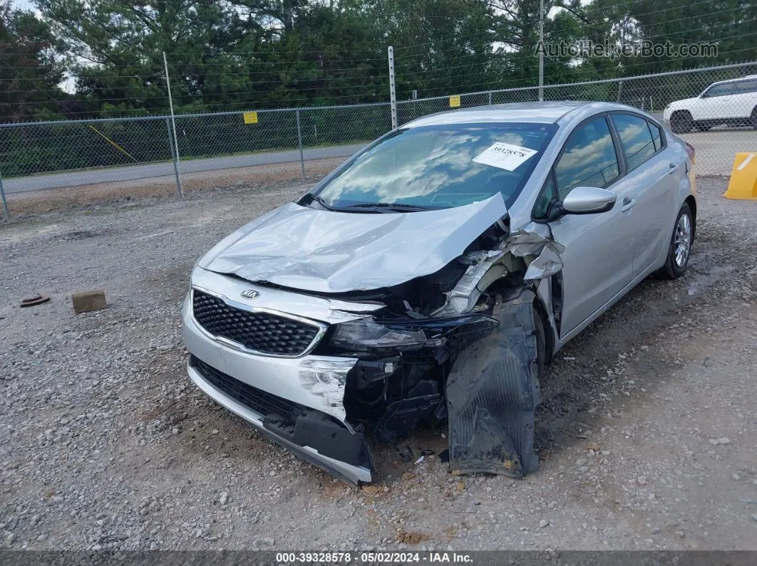 2017 Kia Forte Lx Silver vin: 3KPFK4A72HE039618