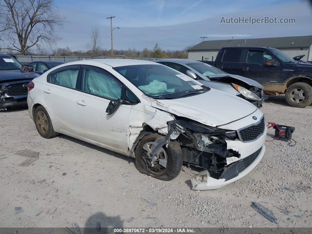 2017 Kia Forte Lx Белый vin: 3KPFK4A72HE063868