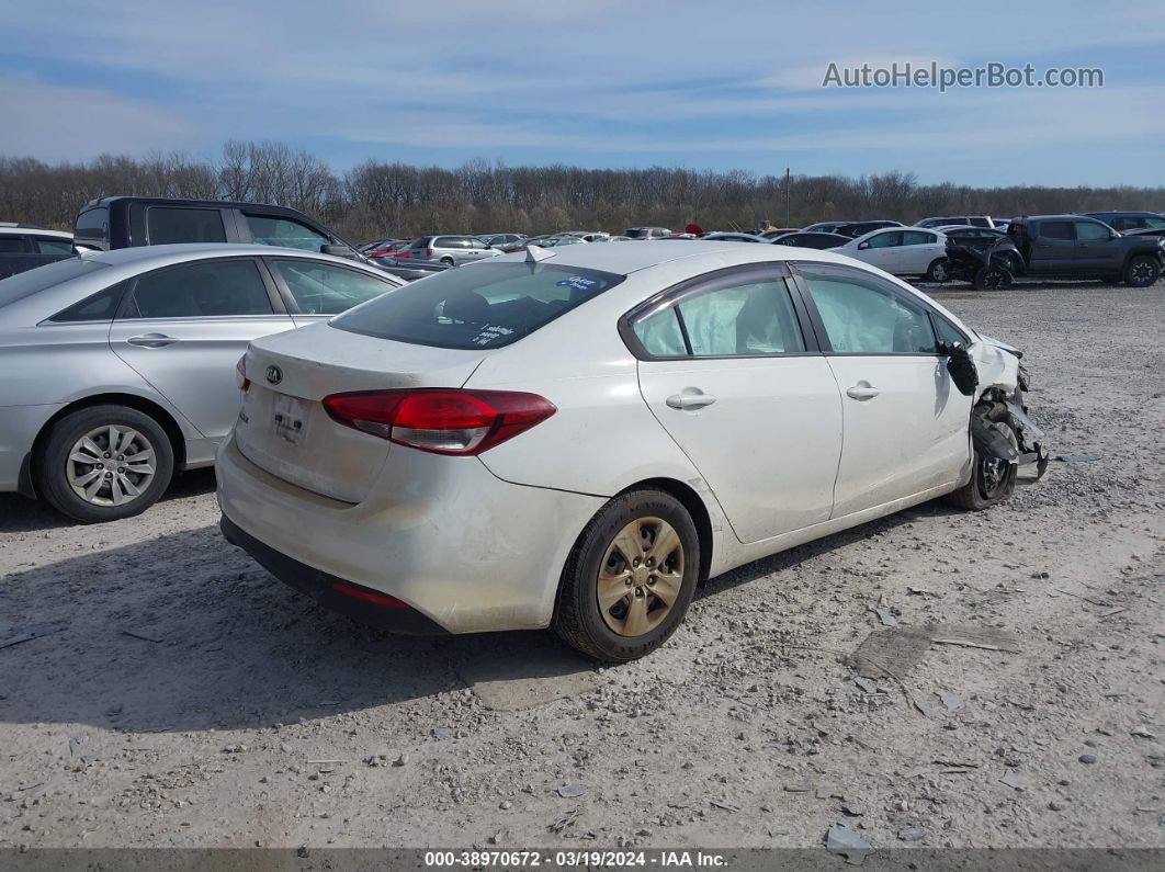 2017 Kia Forte Lx Белый vin: 3KPFK4A72HE063868