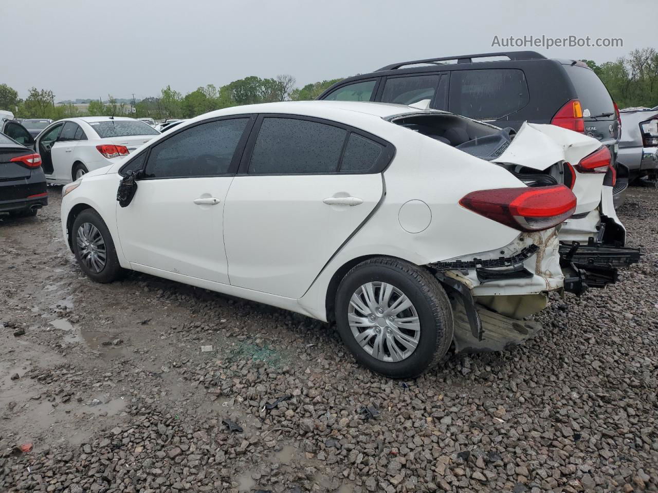 2017 Kia Forte Lx Белый vin: 3KPFK4A72HE078841