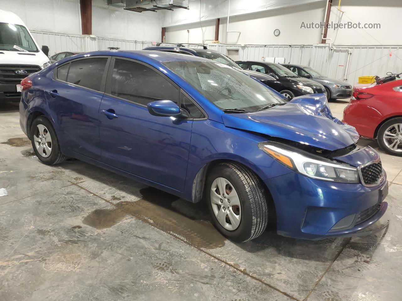 2017 Kia Forte Lx Blue vin: 3KPFK4A72HE093596