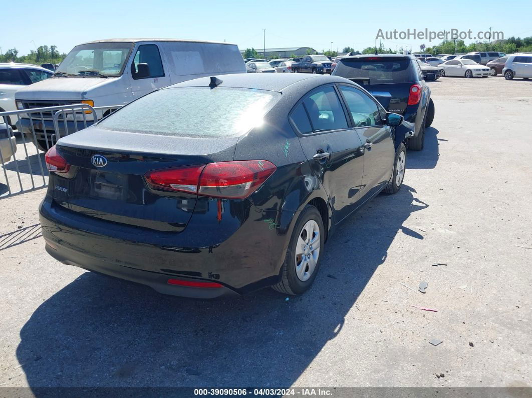 2017 Kia Forte Lx Black vin: 3KPFK4A72HE124345