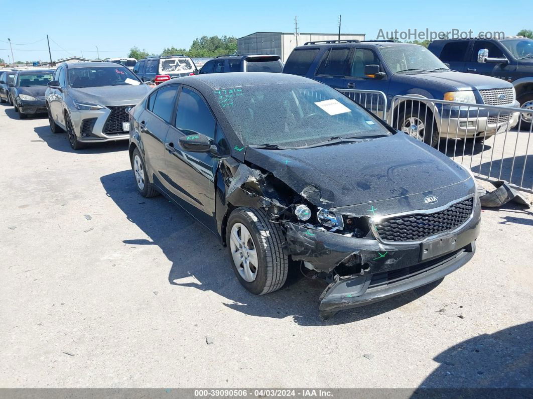 2017 Kia Forte Lx Black vin: 3KPFK4A72HE124345