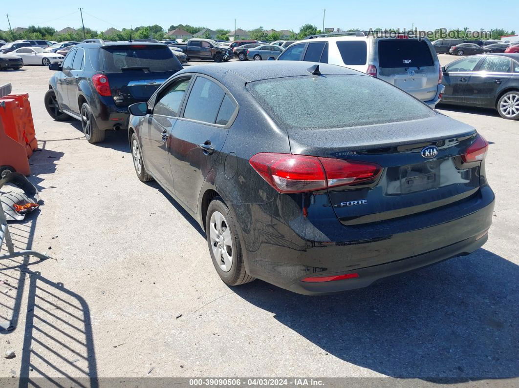 2017 Kia Forte Lx Black vin: 3KPFK4A72HE124345