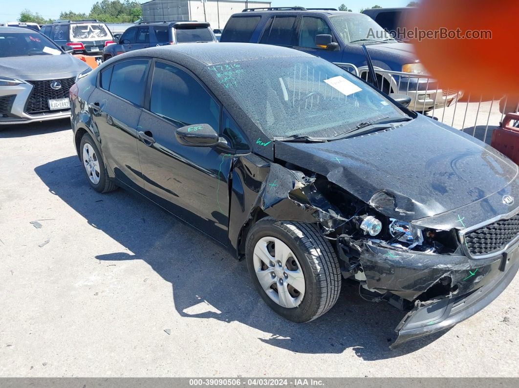 2017 Kia Forte Lx Black vin: 3KPFK4A72HE124345