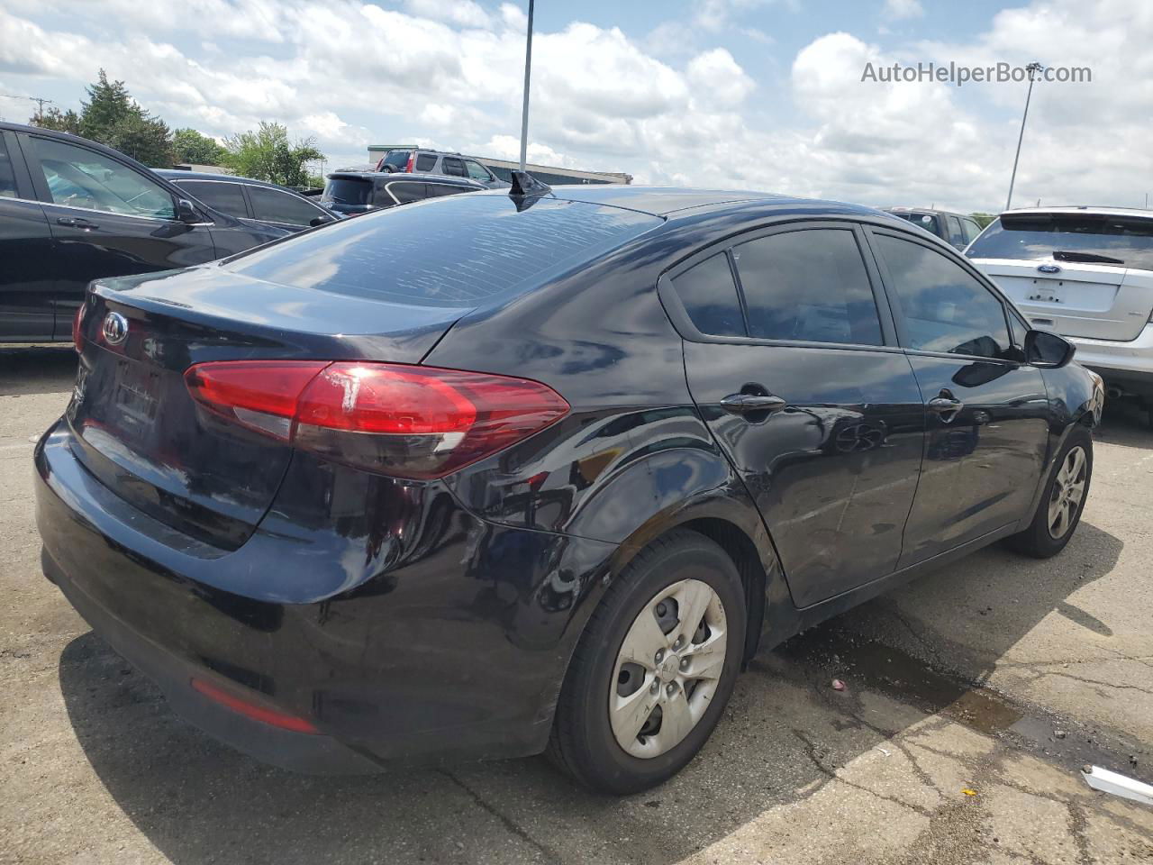 2017 Kia Forte Lx Black vin: 3KPFK4A72HE124572