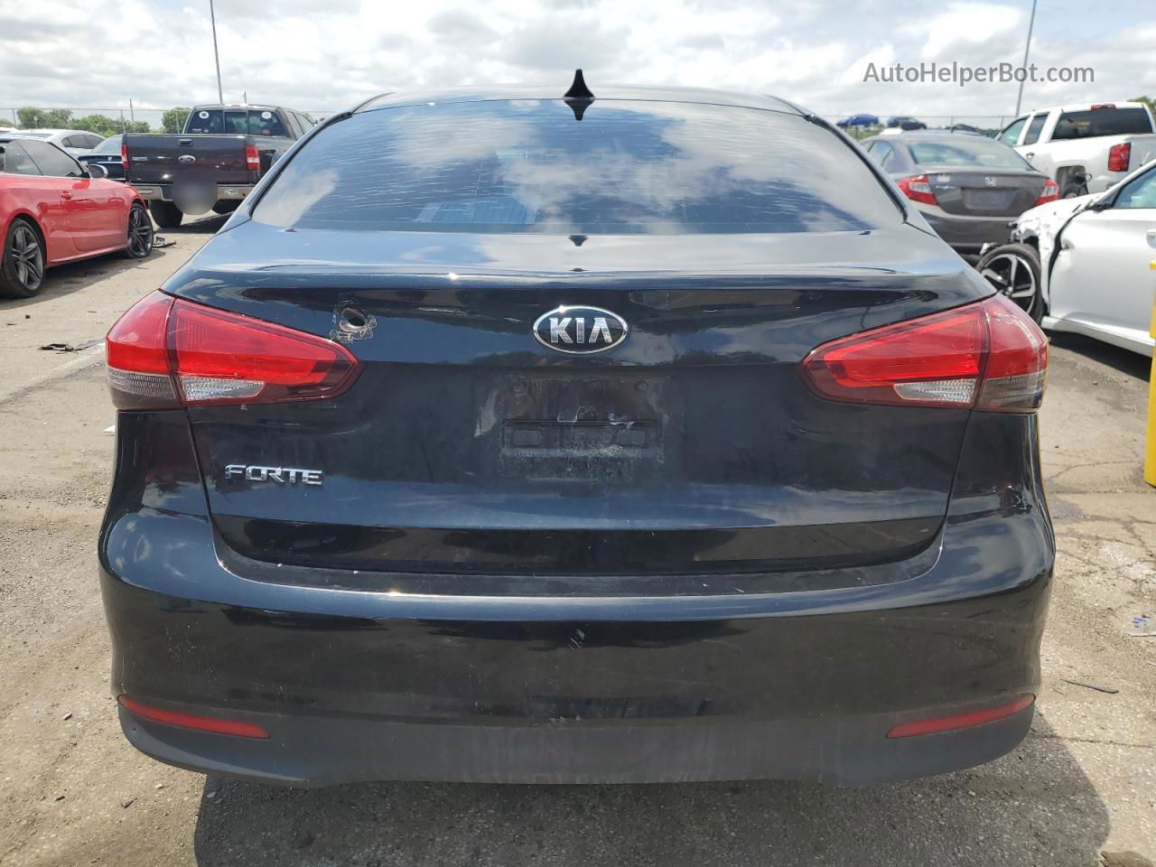 2017 Kia Forte Lx Black vin: 3KPFK4A72HE124572