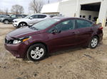 2017 Kia Forte Lx Burgundy vin: 3KPFK4A72HE156616