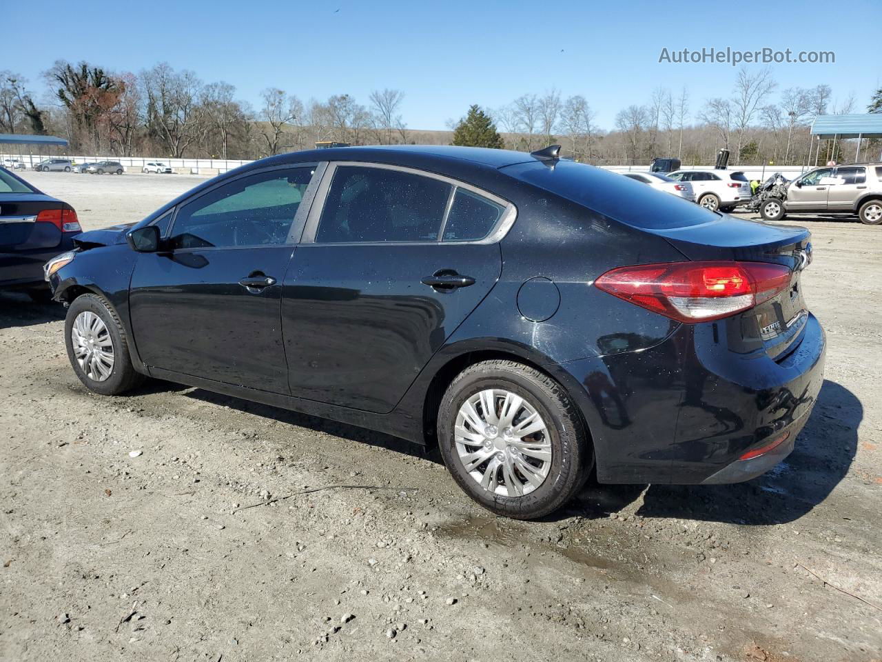 2017 Kia Forte Lx Черный vin: 3KPFK4A72HE159936