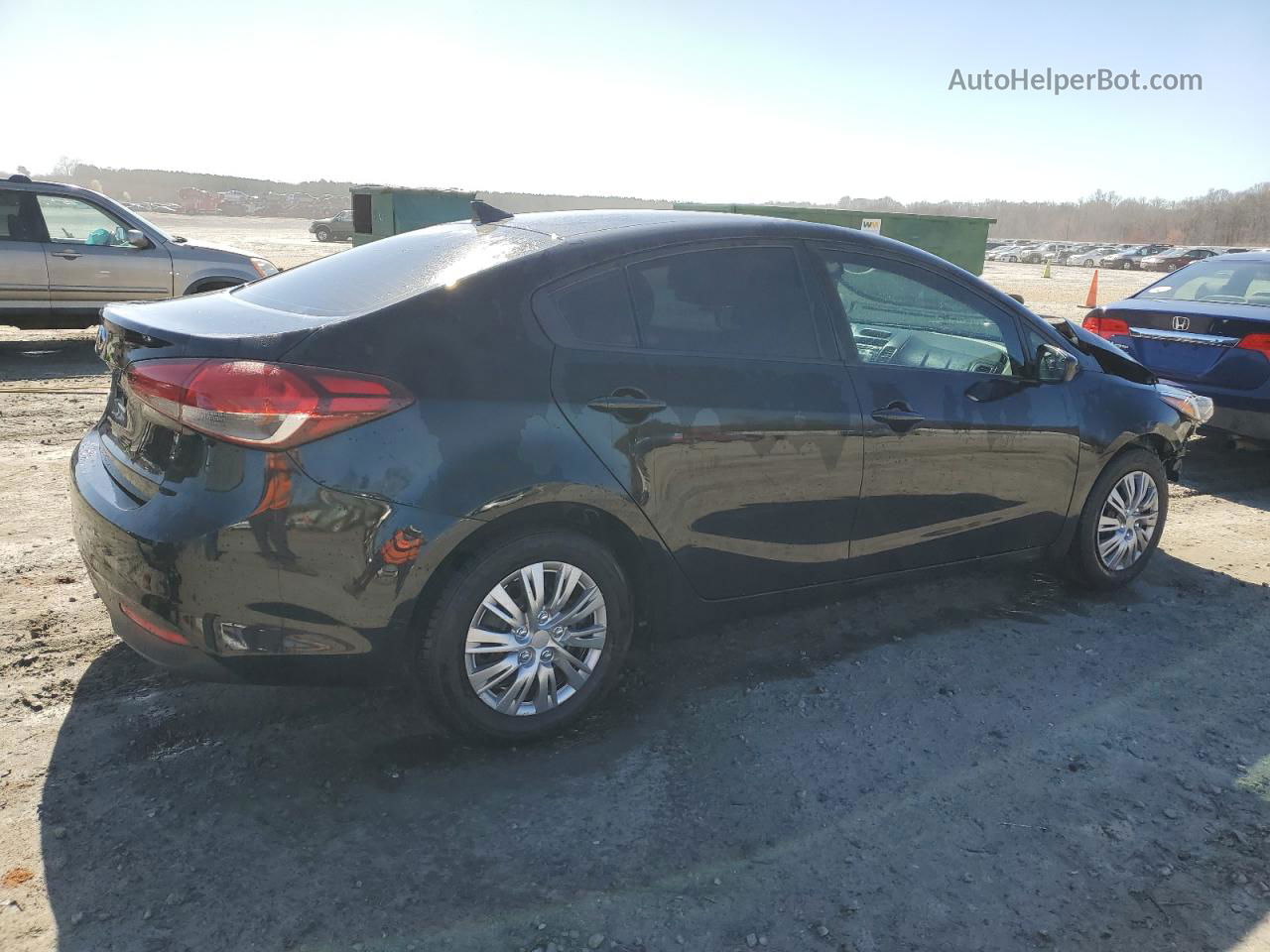 2017 Kia Forte Lx Черный vin: 3KPFK4A72HE159936