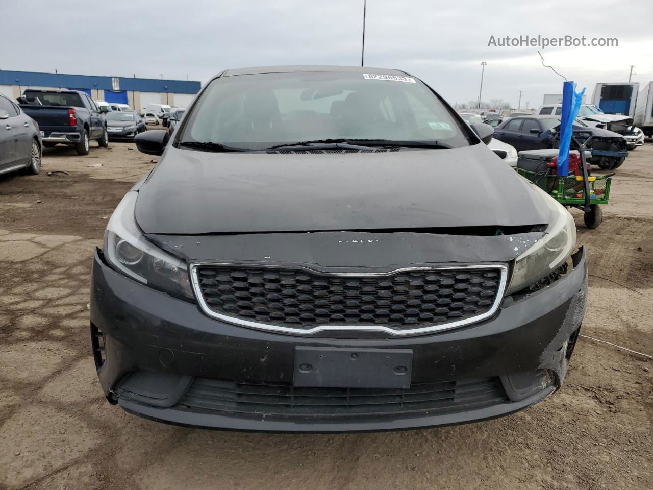 2017 Kia Forte Lx Черный vin: 3KPFK4A72HE160505