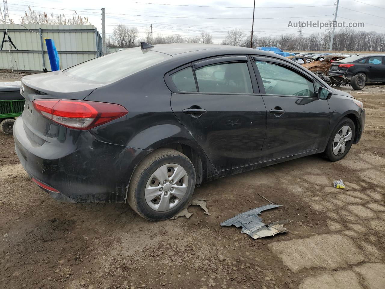 2017 Kia Forte Lx Черный vin: 3KPFK4A72HE160505