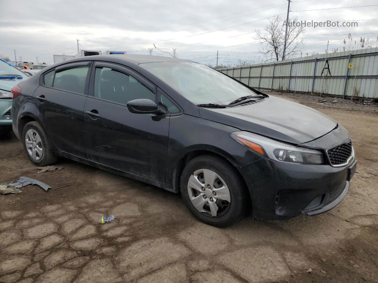 2017 Kia Forte Lx Black vin: 3KPFK4A72HE160505