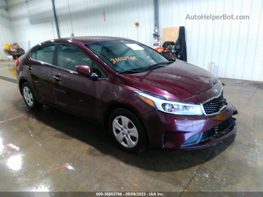 2018 Kia Forte Lx Purple vin: 3KPFK4A72JE174619