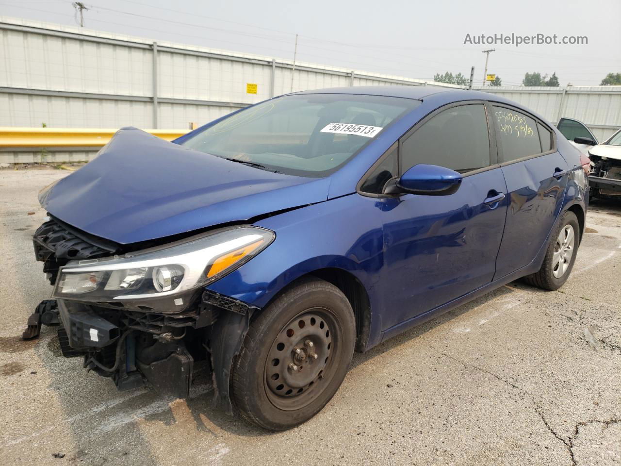 2018 Kia Forte Lx Blue vin: 3KPFK4A72JE184602