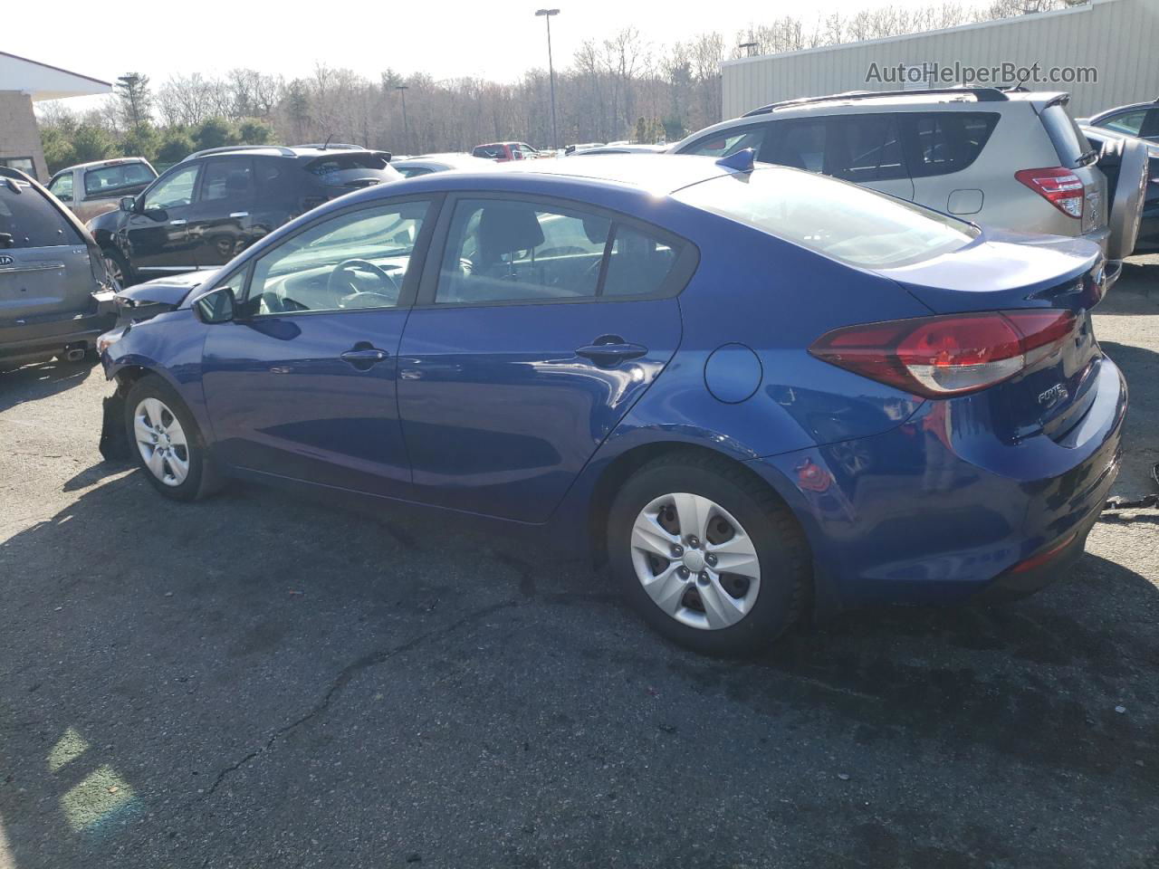 2018 Kia Forte Lx Синий vin: 3KPFK4A72JE218358