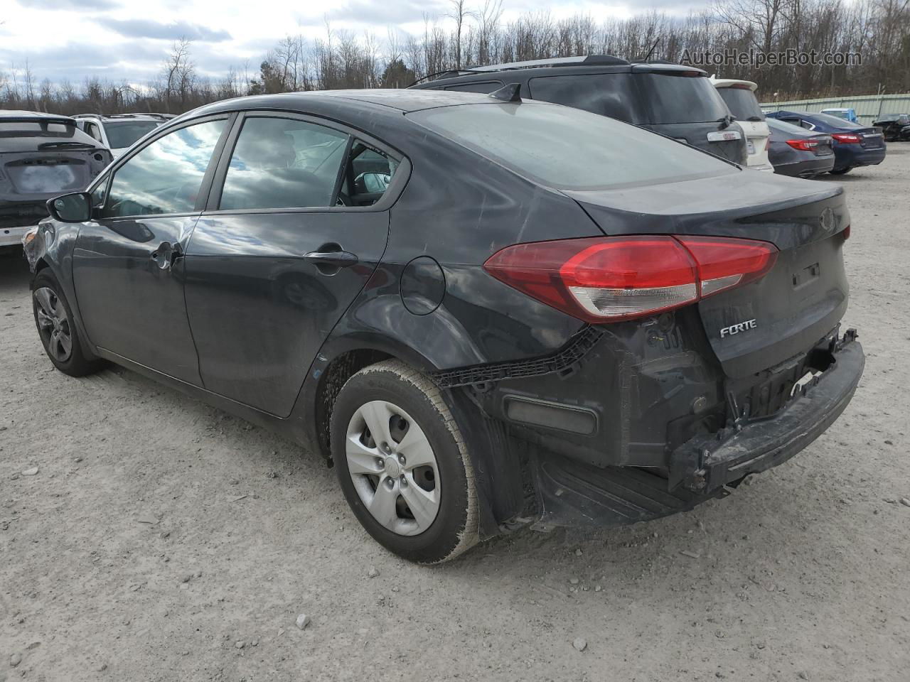 2018 Kia Forte Lx Black vin: 3KPFK4A72JE222586