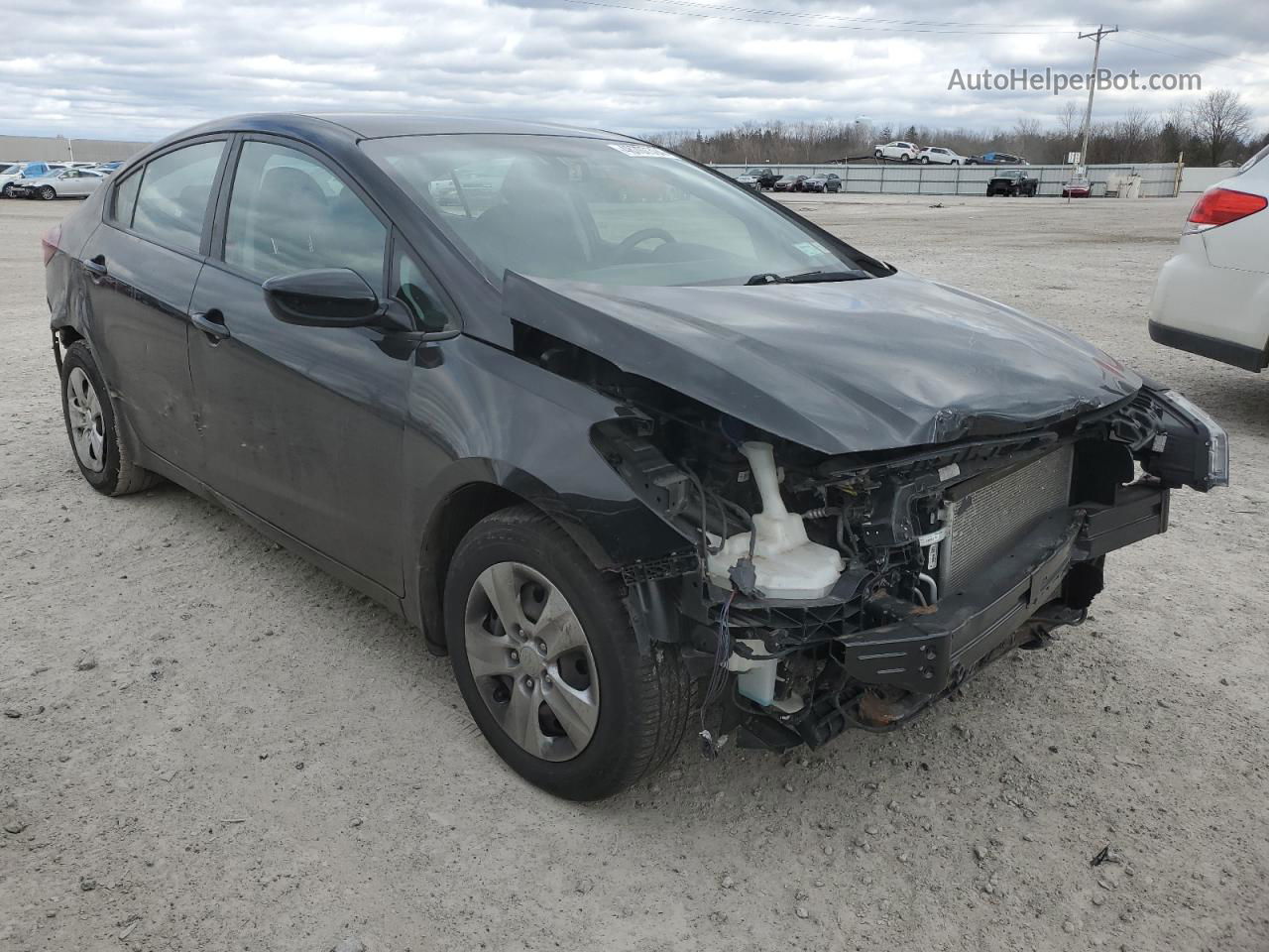 2018 Kia Forte Lx Black vin: 3KPFK4A72JE222586