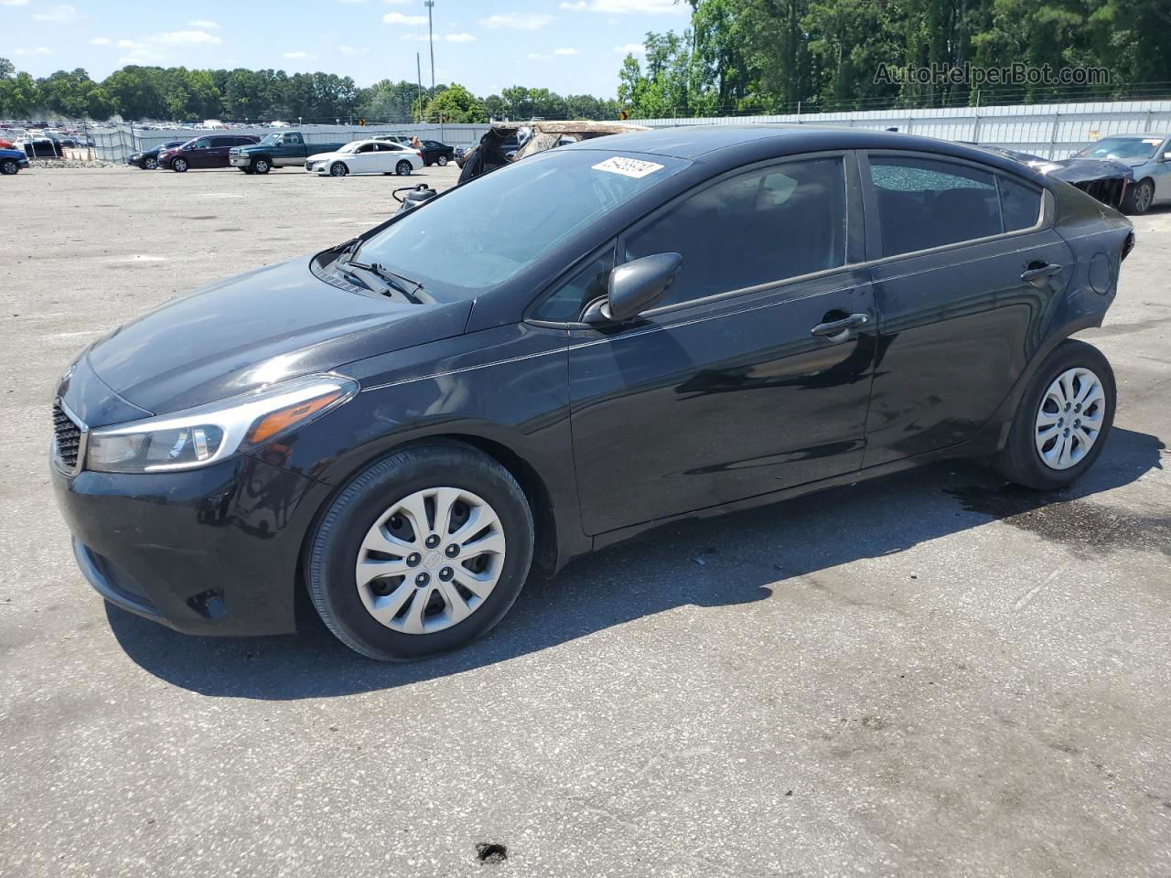 2018 Kia Forte Lx Black vin: 3KPFK4A72JE237010