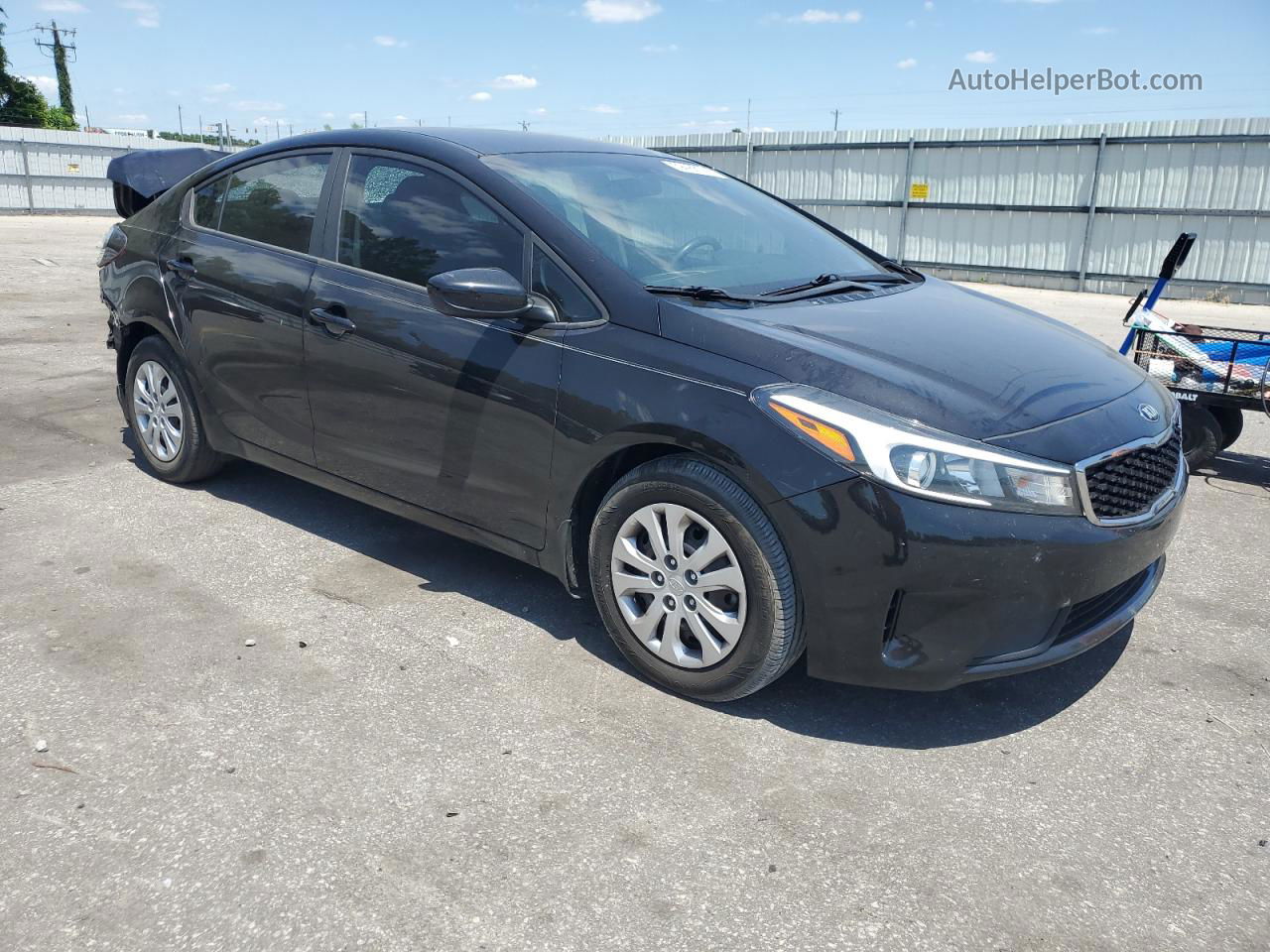 2018 Kia Forte Lx Black vin: 3KPFK4A72JE237010